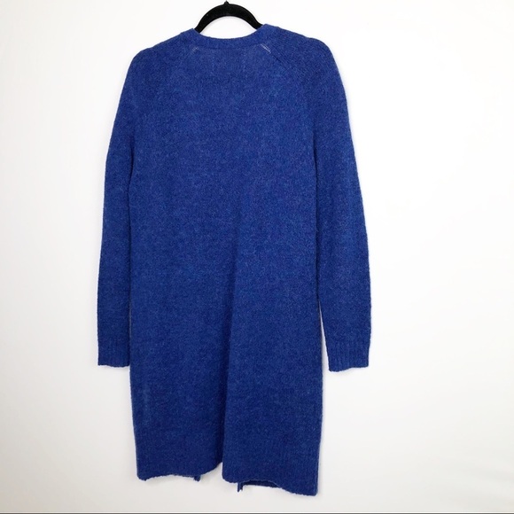 KAFFE Majkg Blue open front duster cardigan - Picture 8 of 9